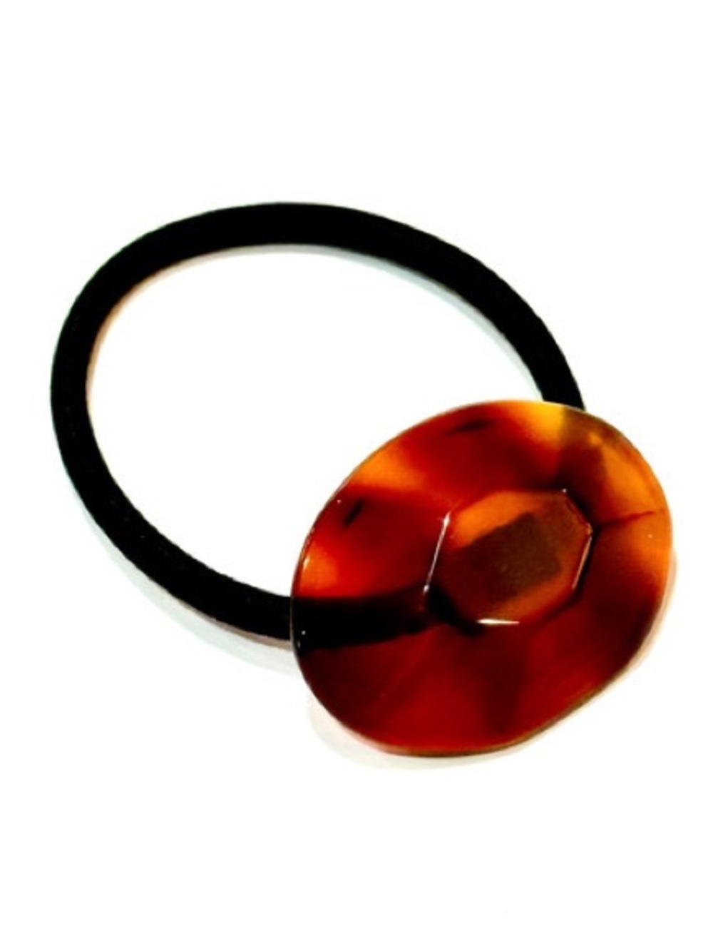 Tortoiseshell Resin Hair Tie Elastic